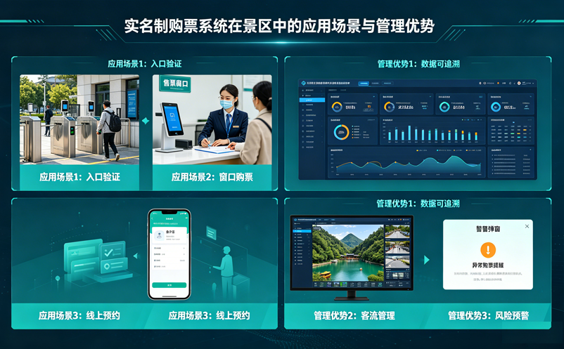 实名制购票系统在景区中的应用场景与管理优势
