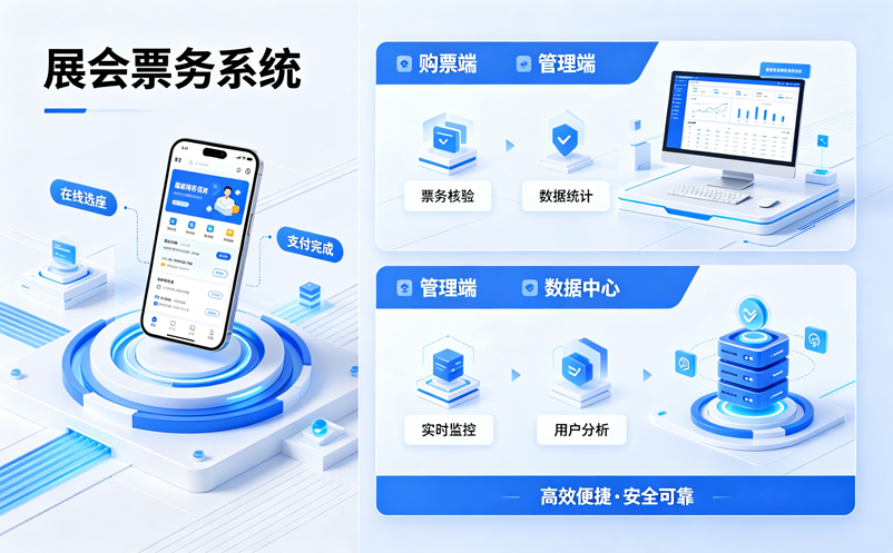 展会票务系统解决方案：展期管理+专业观众+普通观众分类