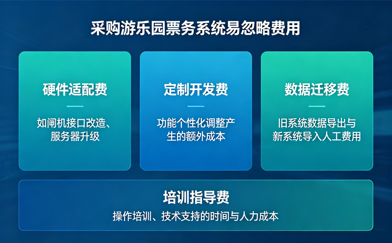 采购游乐园票务系统时最容易忽略哪些费用
