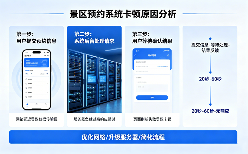 预约了三次都没成功——景区预约系统为什么总有人卡在半路上