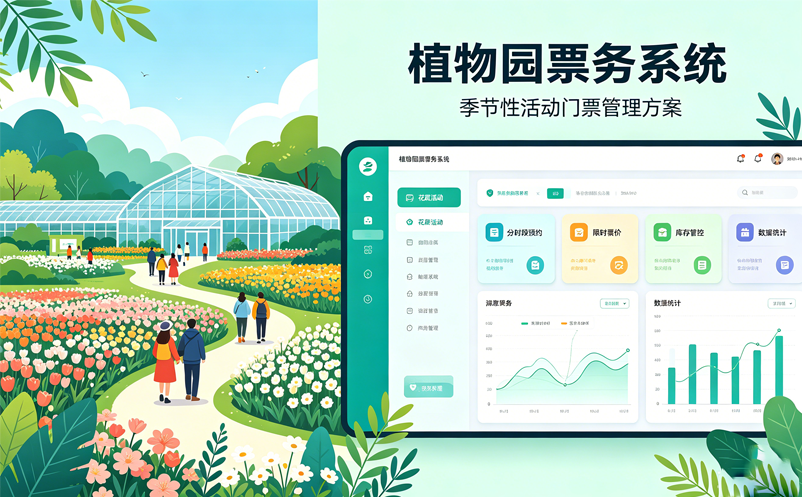植物园票务系统如何管理季节性活动门票