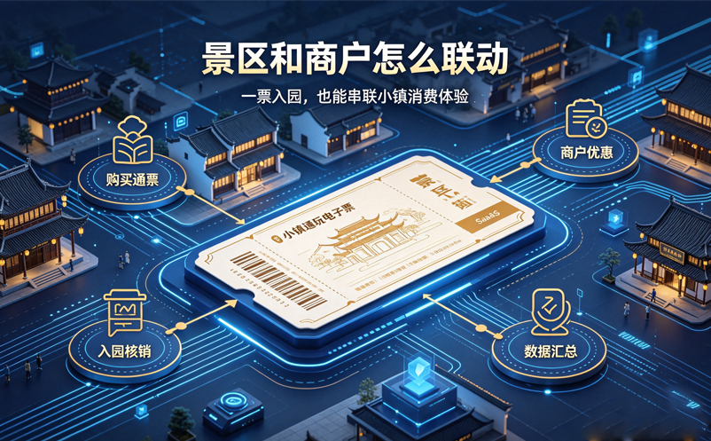 文旅小镇票务管理系统如何支持景区和商户联动