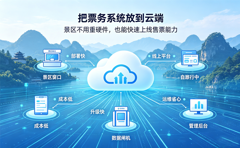 景区票务系统为什么越来越多景区开始用SaaS模式