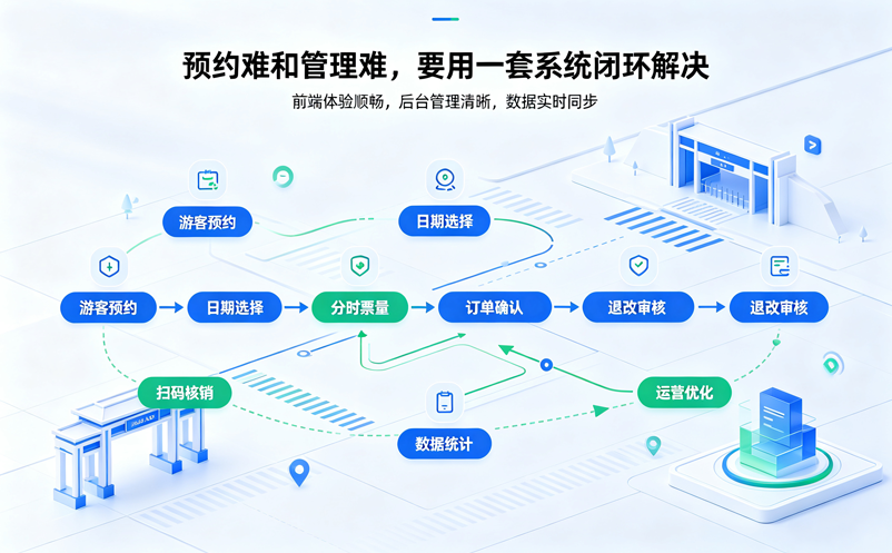 门票预约系统建设方案:解决游客预约难、管理难问题