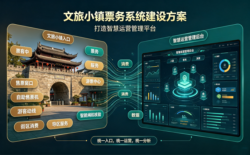 文旅小镇票务系统建设方案:打造智慧运营管理平台