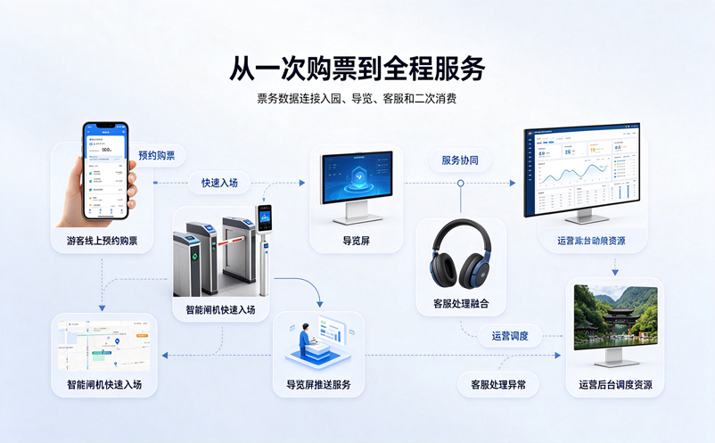 从数字景区到智慧景区,票务系统扮演什么角色?
