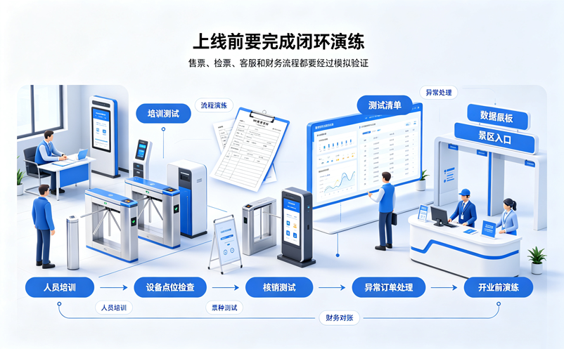 新景区运营筹备阶段，票务系统应该什么时候建设？