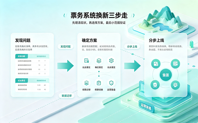 景区原有票务系统难用,易景通给出换新决策思路