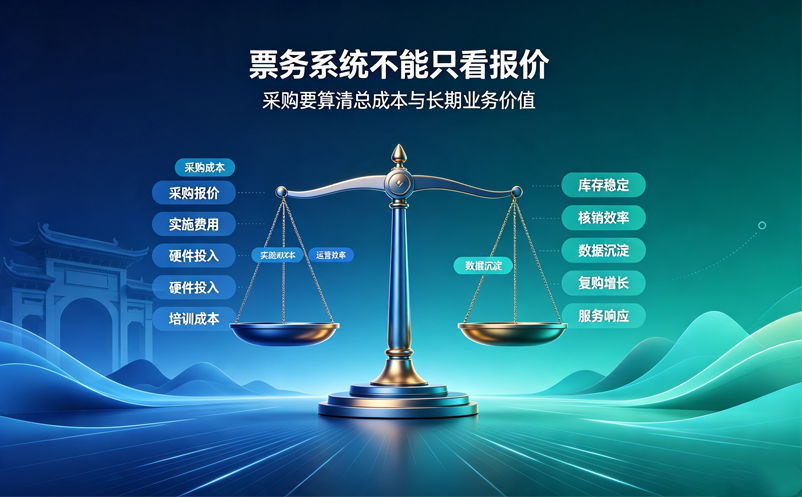票务售票系统不能只看报价:景区采购如何算清成本与长期价值