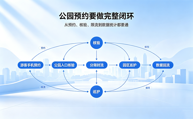 城市公园实行预约参观,门票预约系统应该怎么设计?