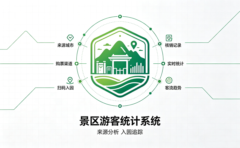 景区游客管理系统如何统计游客来源和入园情况?
