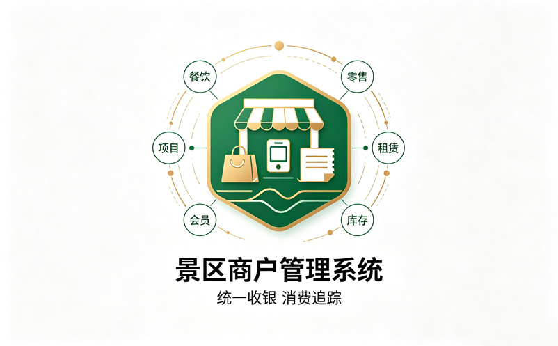 景区商户管理系统如何管理园区商户和二次消费?