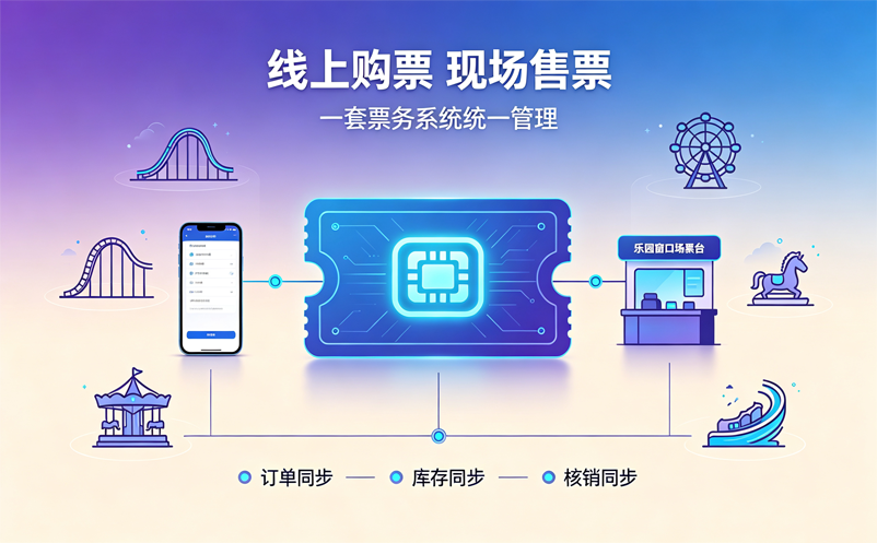 游乐票务系统如何同时支持线上购票和现场售票?