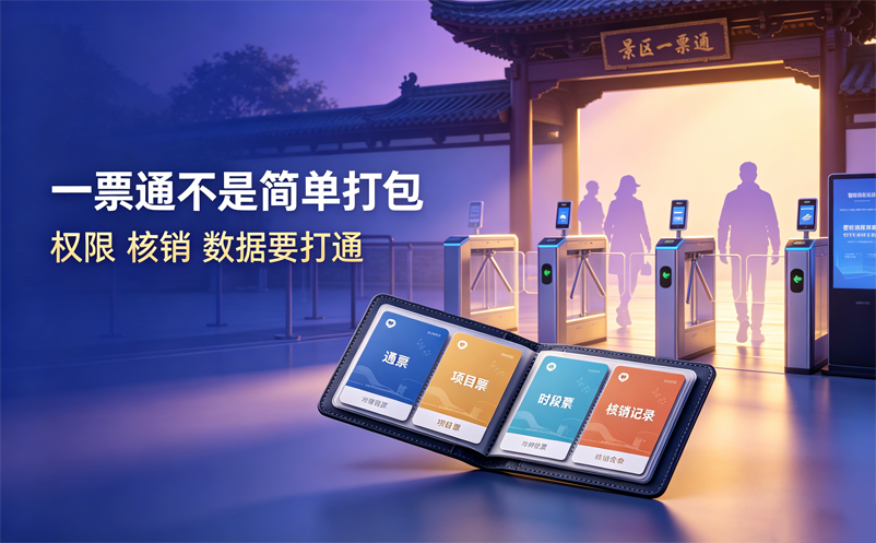 景区多个项目怎么卖一张票?易景通一票通系统这样管理