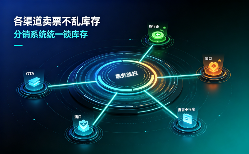 景区多渠道售票库存容易乱?易景通分销票务系统统一管控