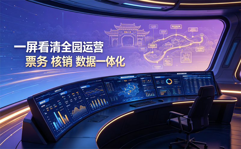 一套系统管全园,易景通智慧景区票务系统让管理更简单