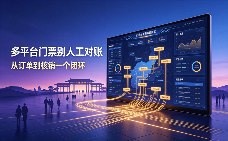 美团、携程、抖音门票怎么统一管理?易景通门票分销系统帮你打通