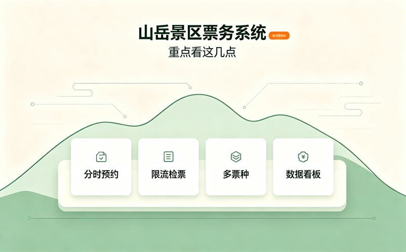 山岳景区适合什么样的票务系统?