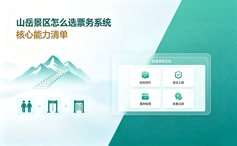 山岳景区适合什么样的票务系统?