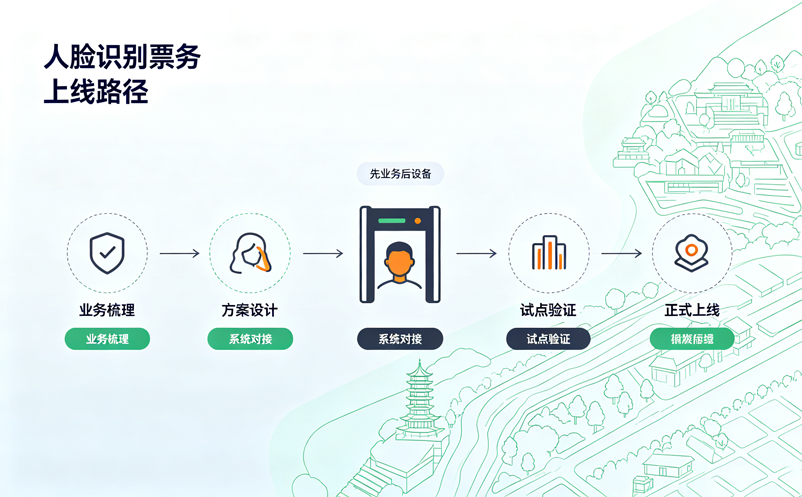 人脸识别票务系统，不是从买设备开始