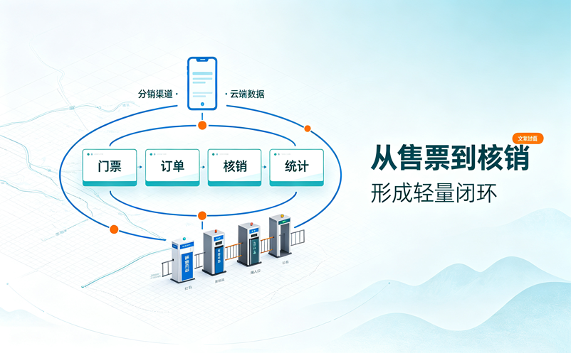 景区只有几个售票窗口,需要上完整电子票务系统吗