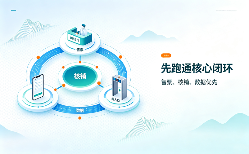 景区预算有限，票务管理系统哪些功能可以先上